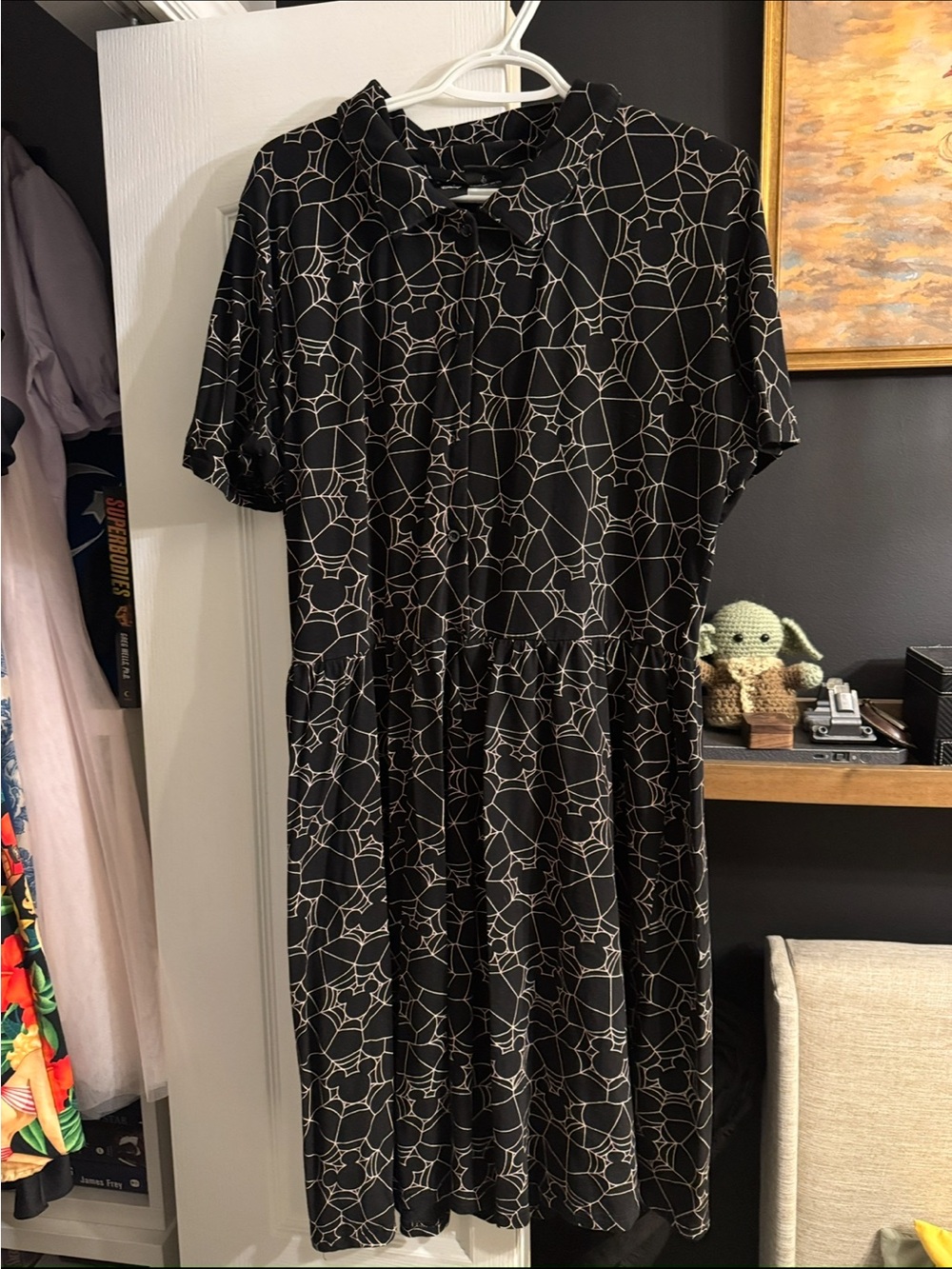 Cakeworthy Mickey Mouse spiderweb dress